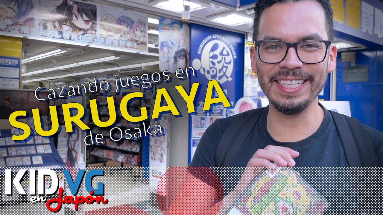 Cazando juegos retro en un Surugaya de Osaka