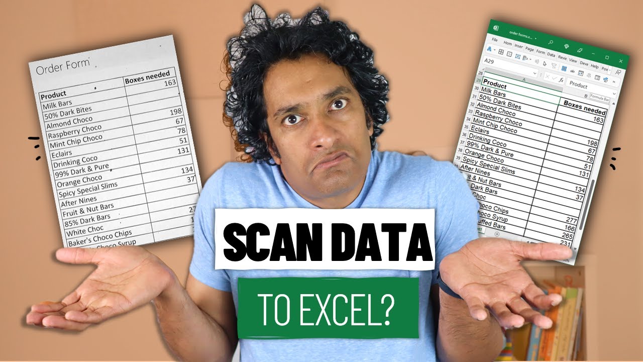 Scan Data into Excel effortlessly with these 2 tricks