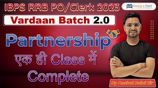 Partnership For Bank Exam Vardaan2.0 By Anshul Sir IBPS RRB 2023 PO Clerk