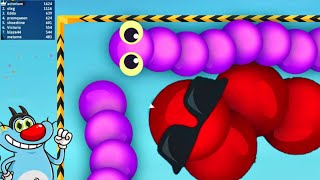 Snake io New Monster Boos Snake Saamp game  Eat In Grow To Big Snake #2