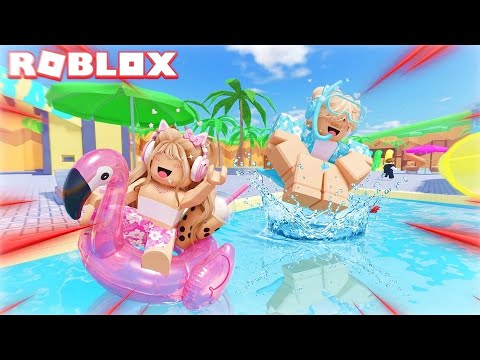 ROBLOX - BIEL AND GLEICY SPENT THEIR VACATION AT THE WATER PARK!!🏄‍♂️🌊🦩