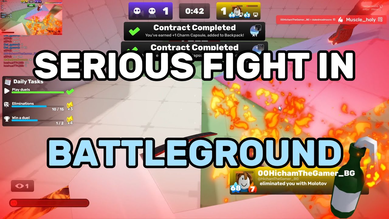 Serious 2v2 with some pro guys in Battleground | Rivals #roblox - YouTube