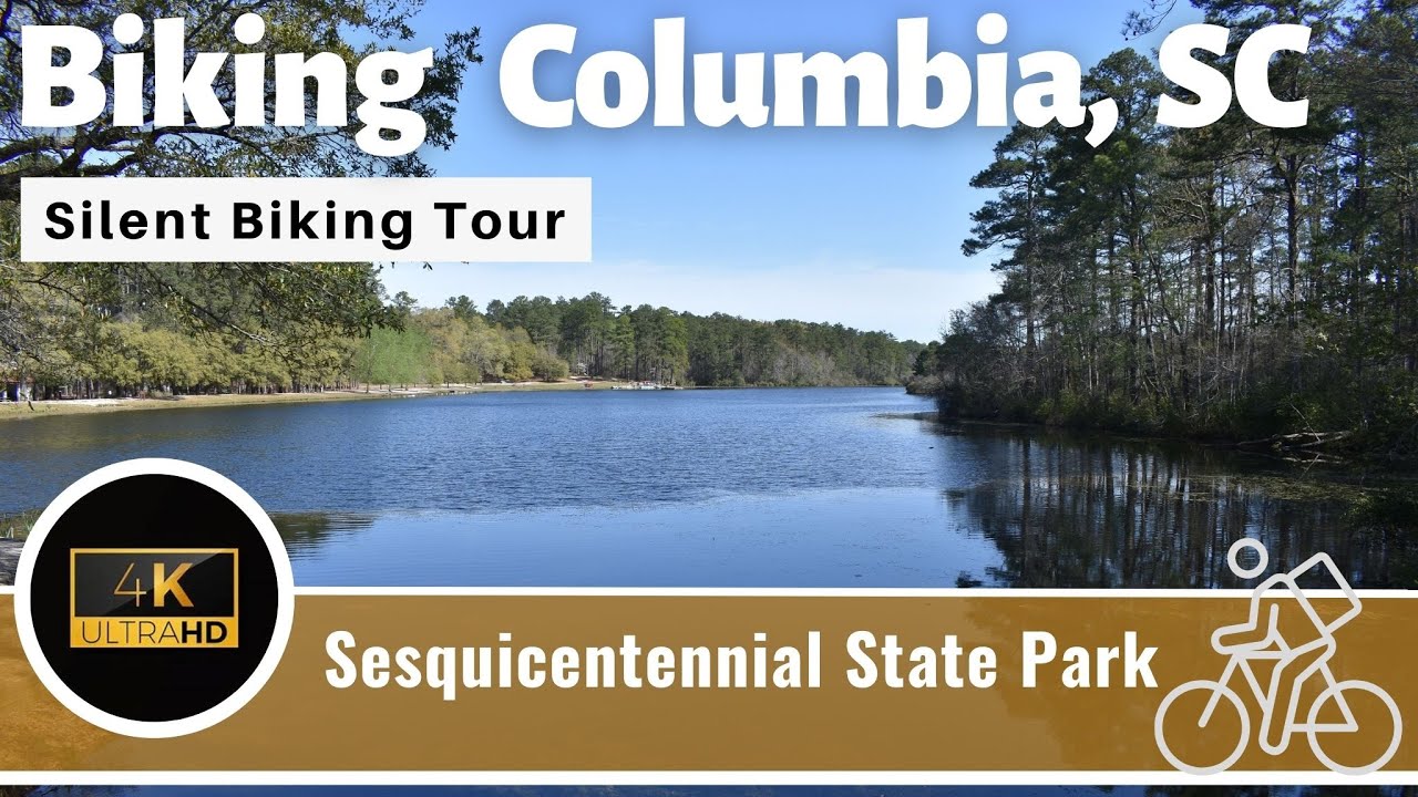 Sesquicentennial State Park - South Carolina - Indoor 4K Virtual Ride - Spinning Cycling Workout
