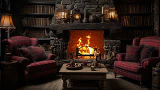 The MOST Relaxing Christmas Fireplace 🔥 Burning Fireplace with Crackling Fire Sounds 3 Hours