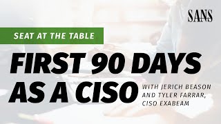 First 90 Days as a CISO | Seat at the Table screenshot 5