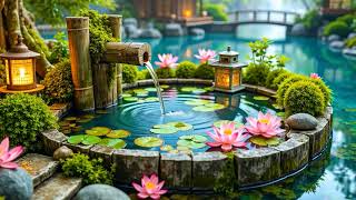 Peaceful Spa Music + Water Flow 💧 Relieve Stress, Fatigue & Mental Exhaustion