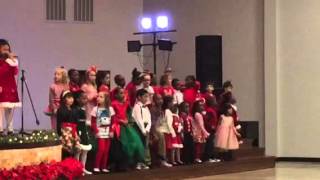 Aly's first grade Christmas program