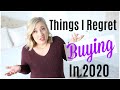 THINGS I REGRET BUYING AS A MINIMALIST IN 2020| I WASTED MY MONEY