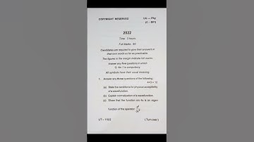 sem 5 physics honours (MAJOR) Question Paper 11 session- (2019-22) BBMKU University Dhanbad.