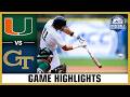 Miami vs. Georgia Tech Game Highlights | 2026 ACC Baseball Championship (Semifinals)