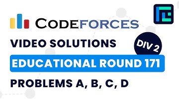 Educational Codeforces Round 171 | Video Solutions - A to D | by Abhinav Kumar | TLE Eliminators