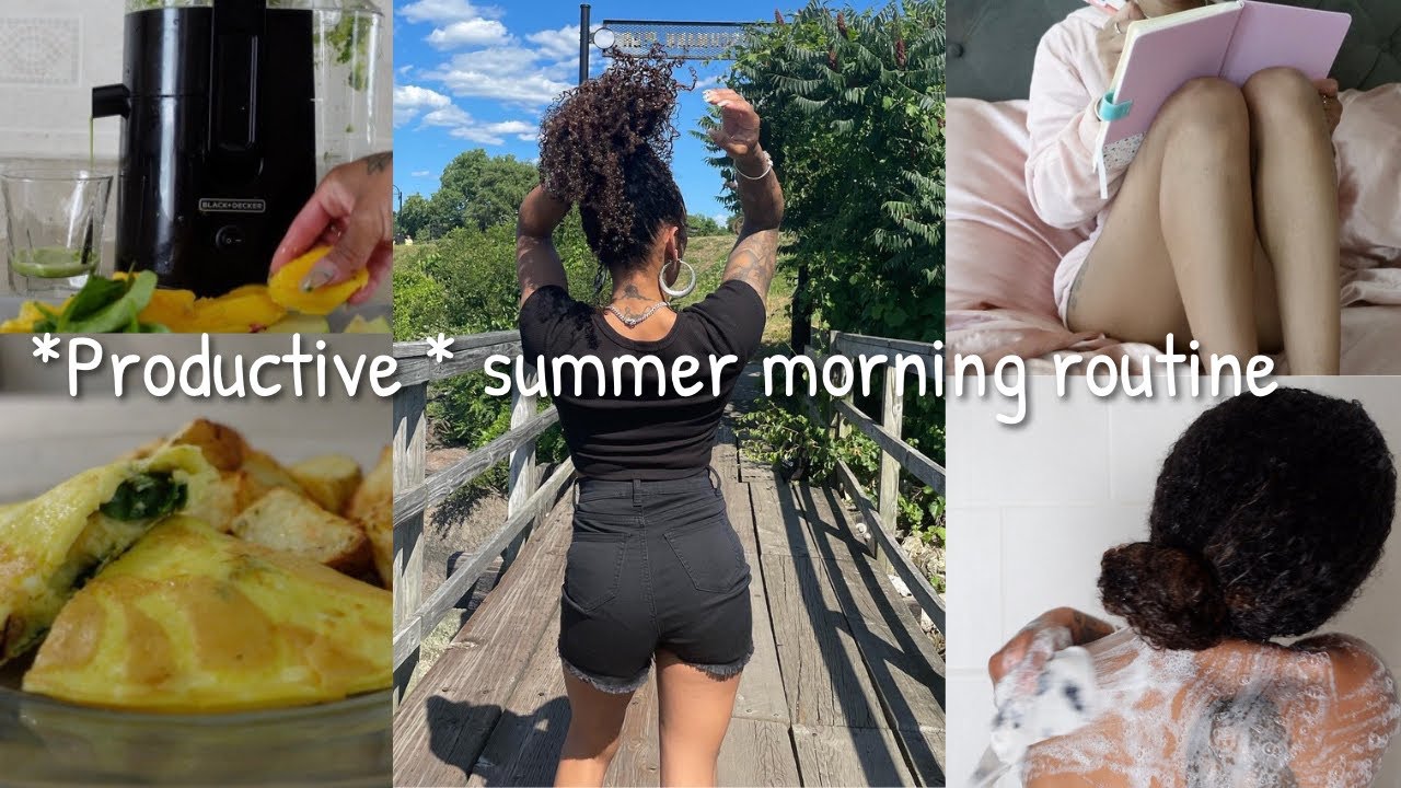 *PRODUCTIVE* summer morning routine| becoming the BEST VERSION of ...