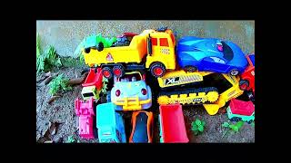 Fire Truck, Police car, Construction, Tractor, Dump Trucks, Jcb, Excavator, Cartoon Toys Videos 758