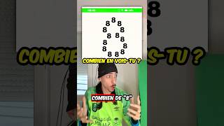 Combien de 8 comptes-tu sur cette image ? #shorts #shortvideo #viral #fyp