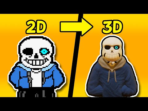 THE TRUE 3D SANS BATTLE!!  3DTALE: Sans Fight (Undertale in 3D) 