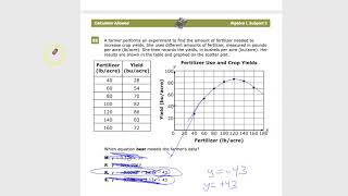 Question 22  - Algebra 1  - TNReady Practice Test