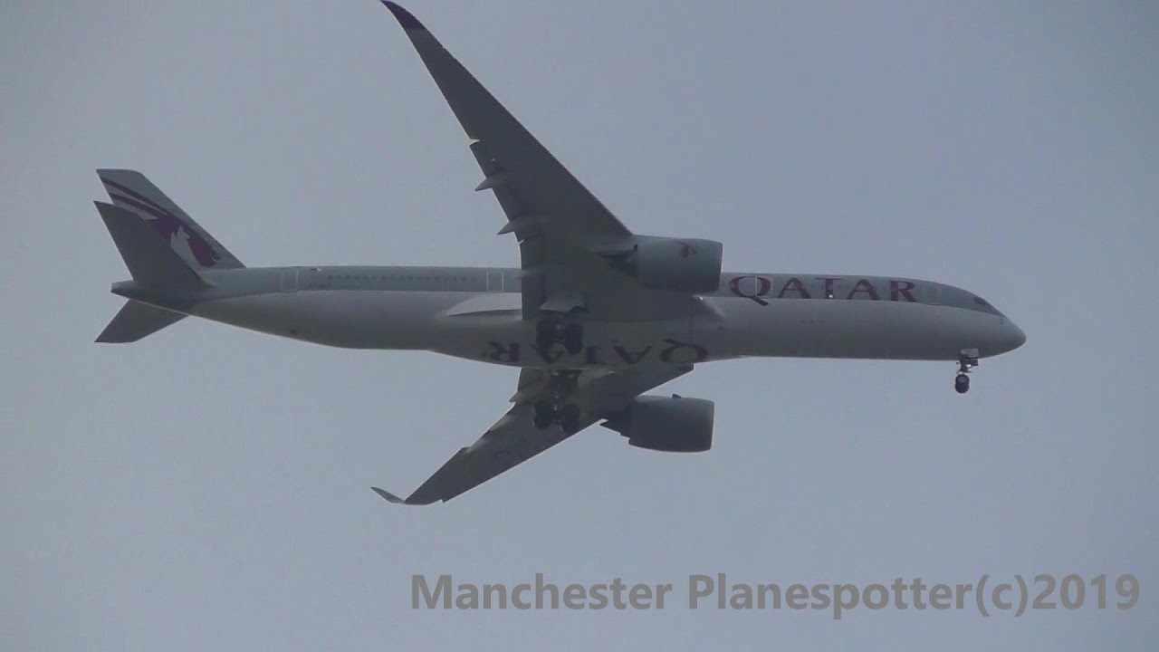 (HD) Qatar Airways Airbus A350-941 A7-ALH On QR21 Heading To Manchester Airport On The 03/08/2019