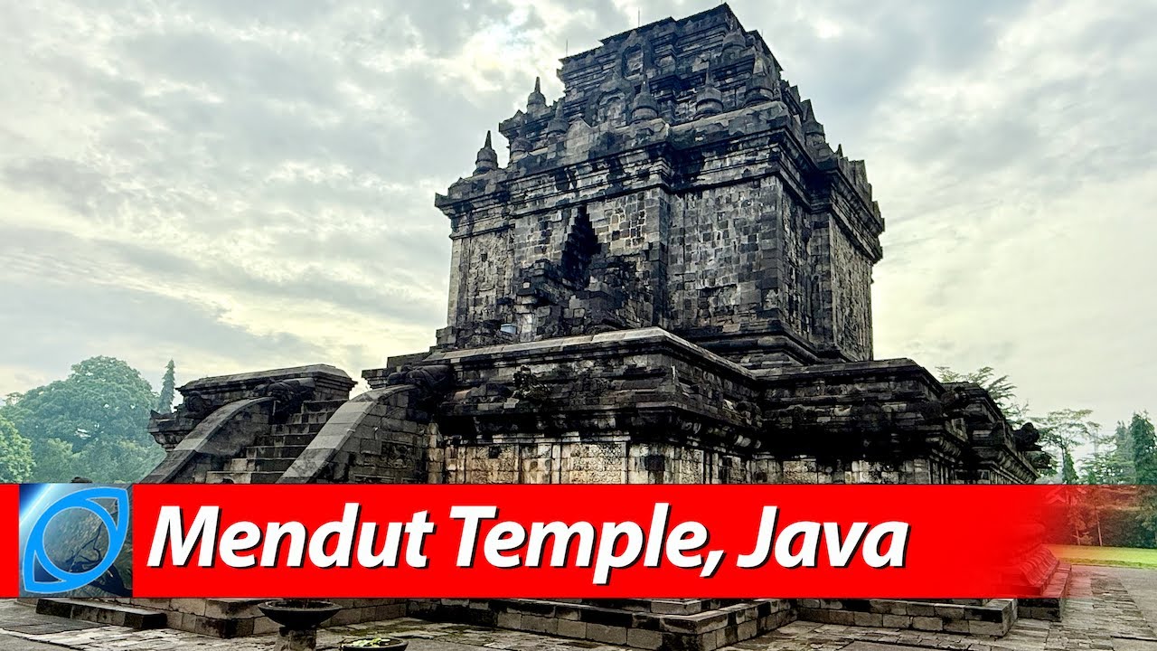 Исследуйте храм и монастырь Мендут 🇮🇩 Индонезия