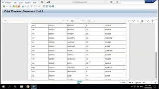 81 Table display in multiple pages, Control Break page