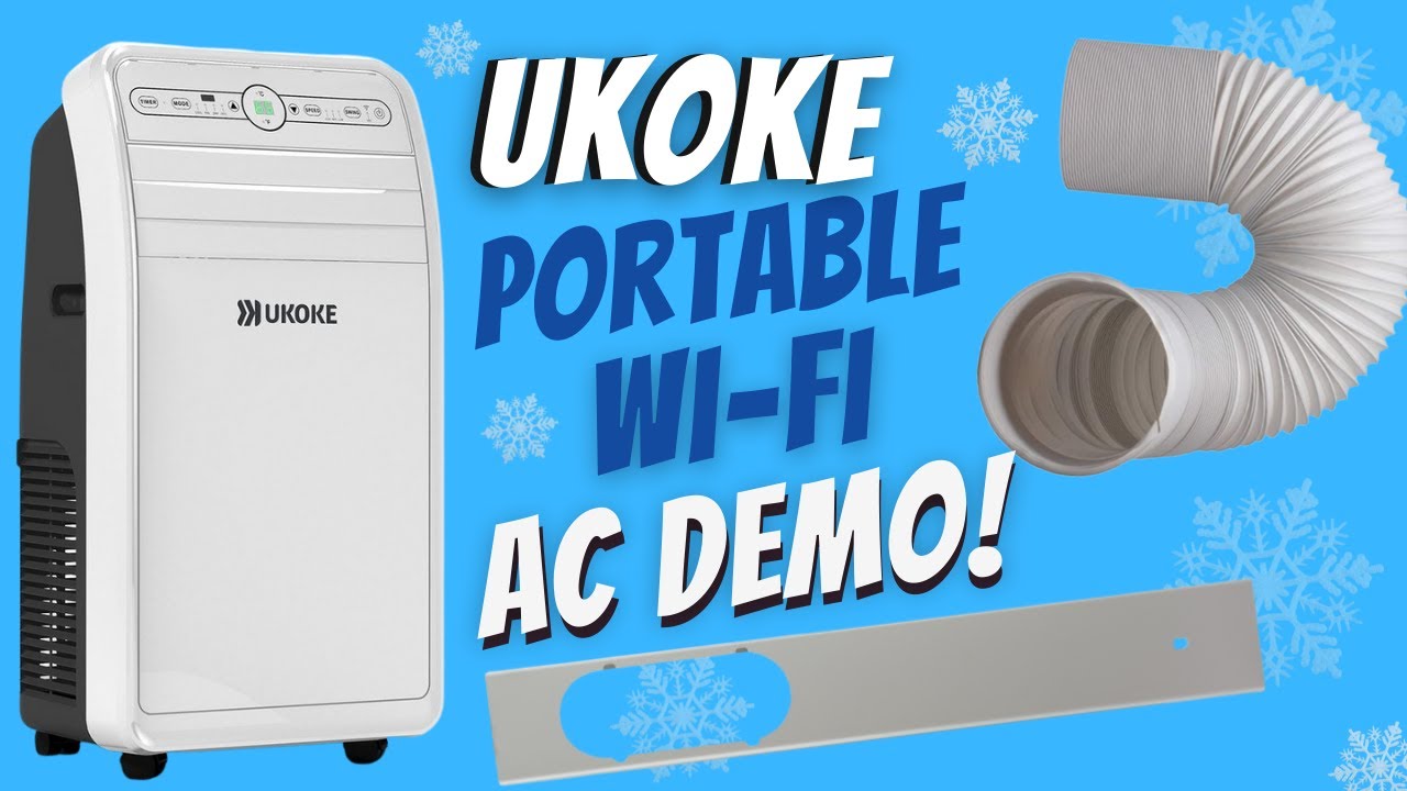 UKOKE Smart Portable Air Conditioner Review & Cool Demo YouTube