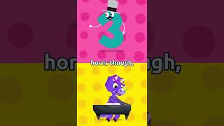 🦖 Learn the Number 3 With Saury the Dinosaur! 🎶