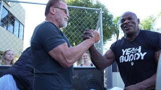 2 Goats Walk Into a Gym  The Arnold and Ronnie Workout