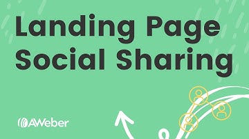 Add social sharing buttons to your landing page and emails