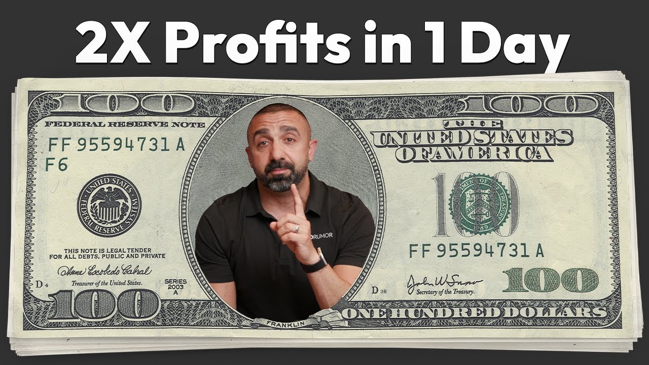 DOUBLE Company Profits in 1 Day!
