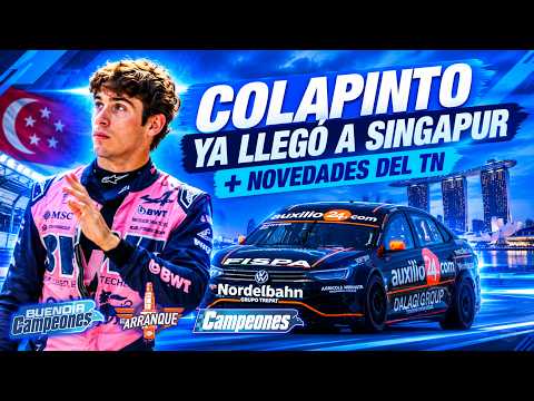 COLAPINTO HABLÓ PREVIO a SINGAPUR y NOVEDADES de TN y TC2000 - Buen día Campeones - 08/10/2026