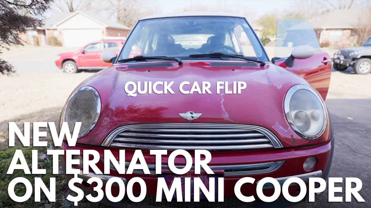 Replacing Alternator on a 2002-2006 Mini Cooper Without Bumper Removal