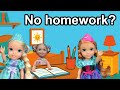 No Homework Elsa Anna Toddlers Fun Ways To Learn Barbie Dolls