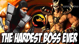 ULTIMATE SHAO KAHN RAGE!!! HARDEST BOSS EVER - Ultimate Mortal Kombat 3: "Human Smoke" Arcade