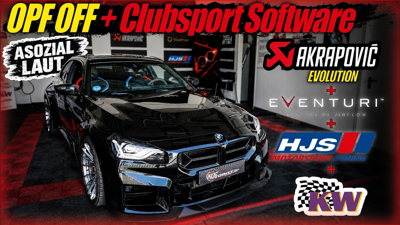 OPF OFF ! AKRAPOVIC EVOLUTION Titan Abgasanlage + DOWNPIPES SPORTKATALYSATOR passend für M2 G87