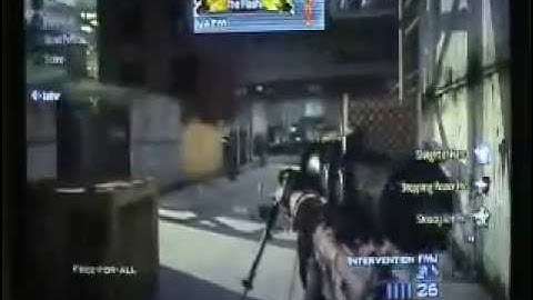 MW2 Sniper 360/No scope/Quick scope/ Throwing knife compilation [EgLe]