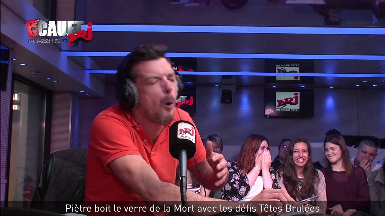 Piètre boit le verre de la Mort avec les défis Têtes Brulées - C’Cauet sur NRJ
