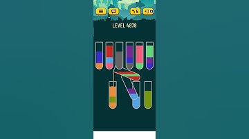 water sort puzzle - level 4878