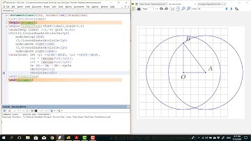 [Tikz LaTeX] Lấy độ dài đoạn thẳng - Vẽ đường tròn với tikz4euclidevietnam - Tính toán với LuaLaTeX.