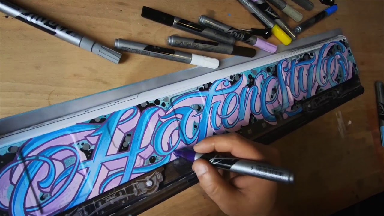 Hafenstyle painting with the new Loop Water Based Markers Graffiti Shop Hamburg