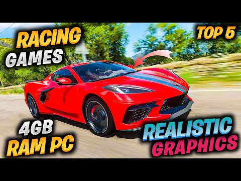 Top 5 Realistic Racing Games For 4GB RAM PC | Racing Game For Low  End PC