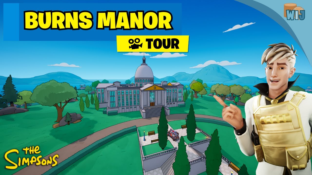 Burns Manor Tour | Fortnite x The Simpsons