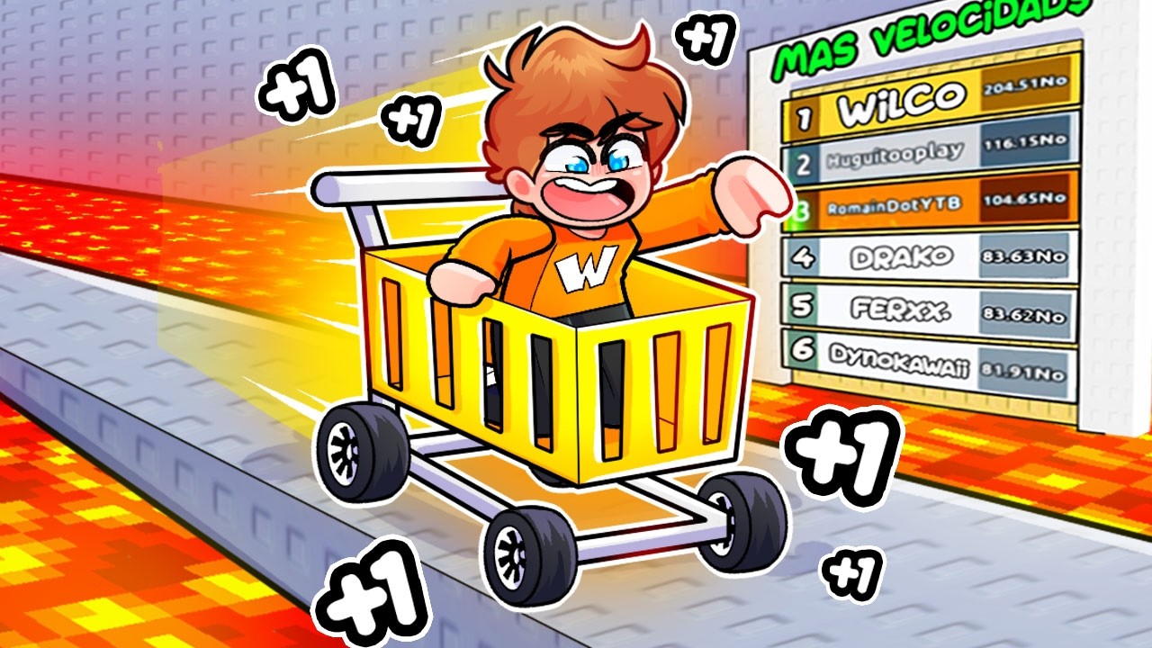 +1 DE VELOCIDAD POR SEGUNDO EN UN CARRITO DE SUPERMERCADO... (#1 RANKING MUNDIAL)