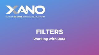 Filters: Data Transformation and Manipulation