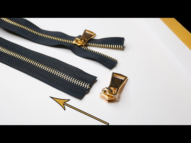 ラットレースから抜け出す方法 How to fix a zipper back on track | Eris Atelier - YouTube