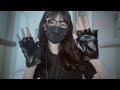 [ASMR] 意味不明な言葉でおやすみ / マウスサウンド、革手袋 / unintelligible words, mouth sound, leather gloves