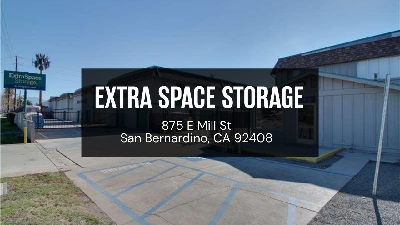 Storage Units in San Bernardino, CA on E. Mill St. Extra Space Storage