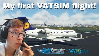 MSFS2020 Aerosoft CRJ  |  Brussels to Frankfurt  |  VATSIM  | FULL ATC