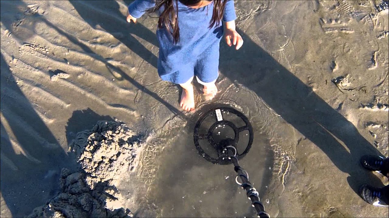 Pulse Induction Metal Detecting for Old Gold at Low Tide