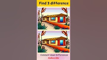 Spot the 3 Hidden differences #shorts #shortsfeed #trending #findthedifference
