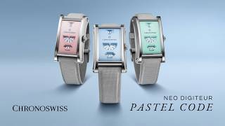 Chronoswiss Neo Digiteur Pastel Code | Rose, Mint & Sky