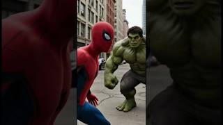 hulk vs spider what a fight #HulkVsAll #SuperheroBattles #EpicFights #shorts #shortvideo